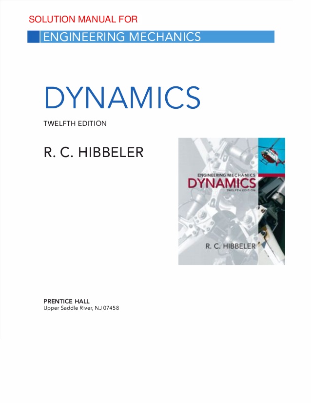 Hibbeler dynamics 13th edition solutions pdf