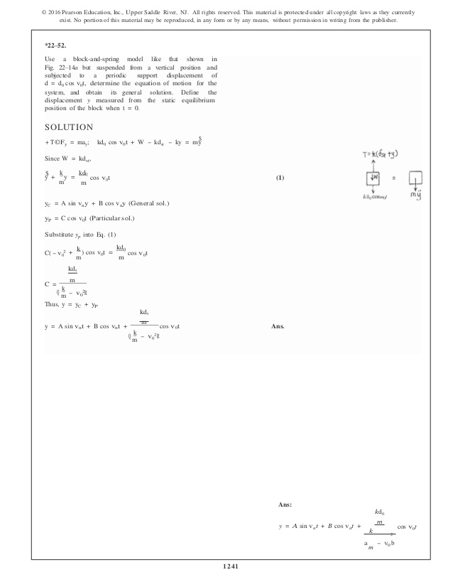 Dynamics solution manual hibbeler 14th pdf online